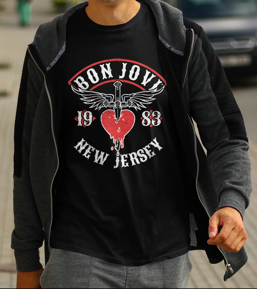 Bon Jovi 1983 New Jersey T-Shirt