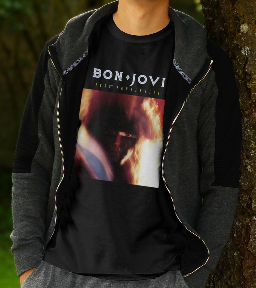 Bon Jovi 7800 Degrees Fahrenheit Album T-Shirt