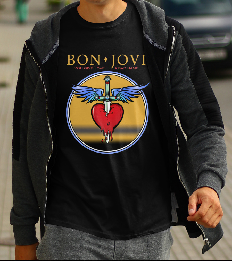 Bon Jovi You Give Love A Bad Name Bjv 13 T-Shirt