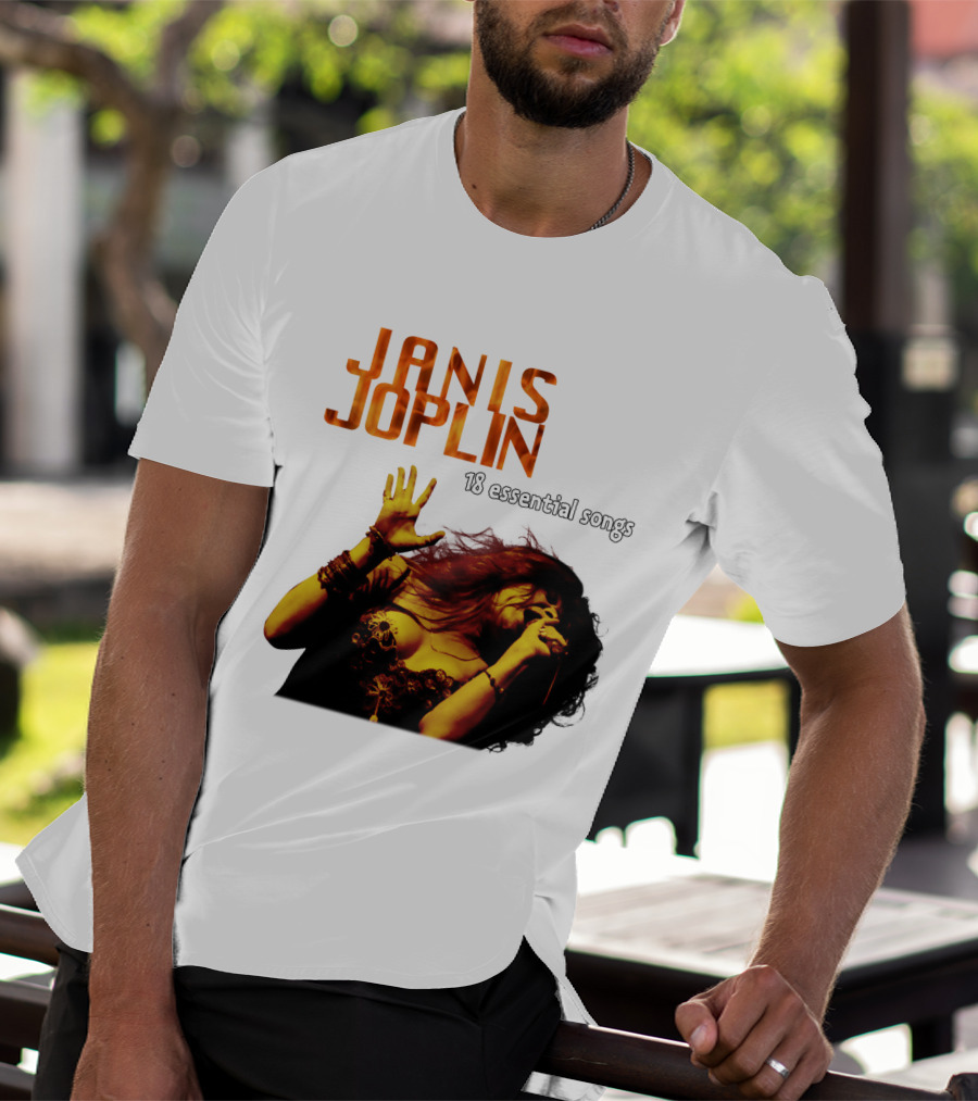 Janis Joplin 18 Essential Songs T-Shirt