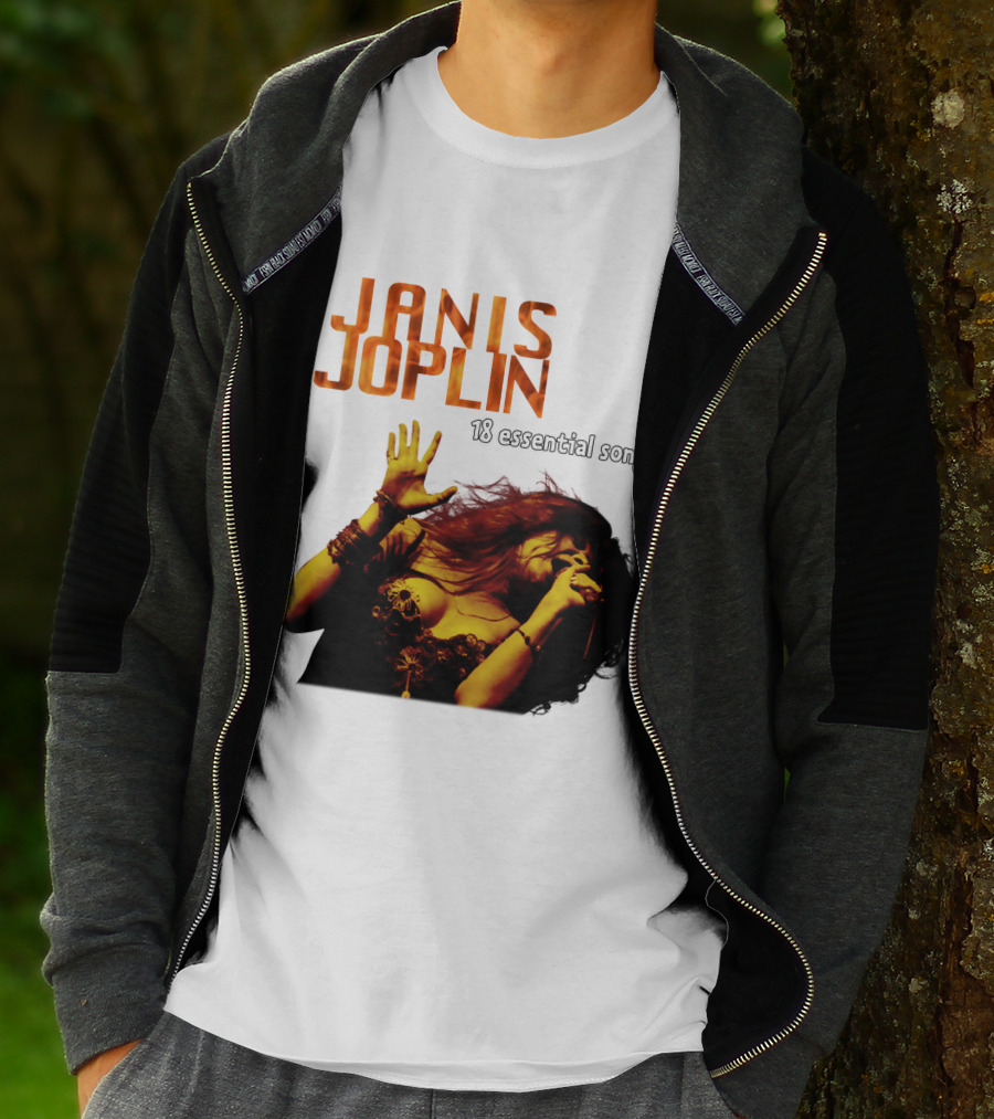 Janis Joplin 18 Essential Songs T-Shirt