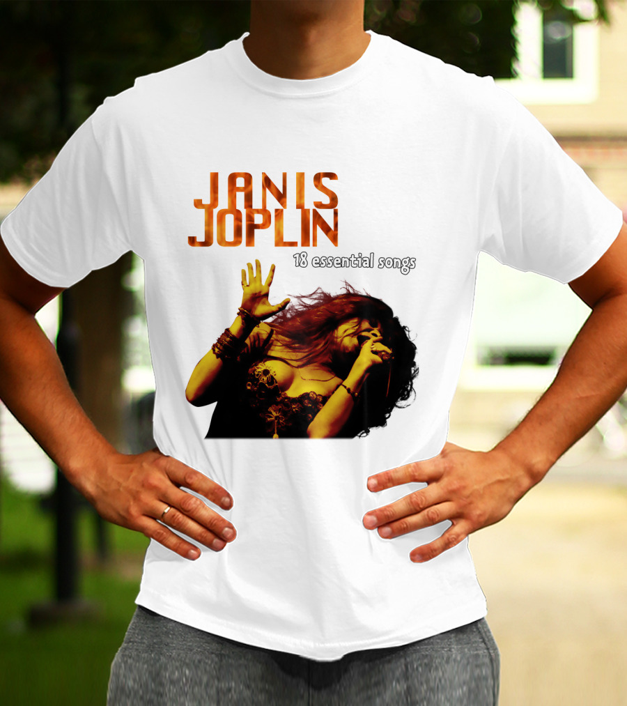 Janis Joplin 18 Essential Songs T-Shirt