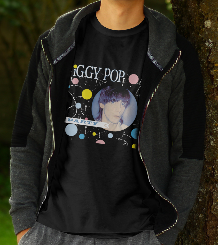 Iggy Pop Party Album 07 Retro T-Shirt