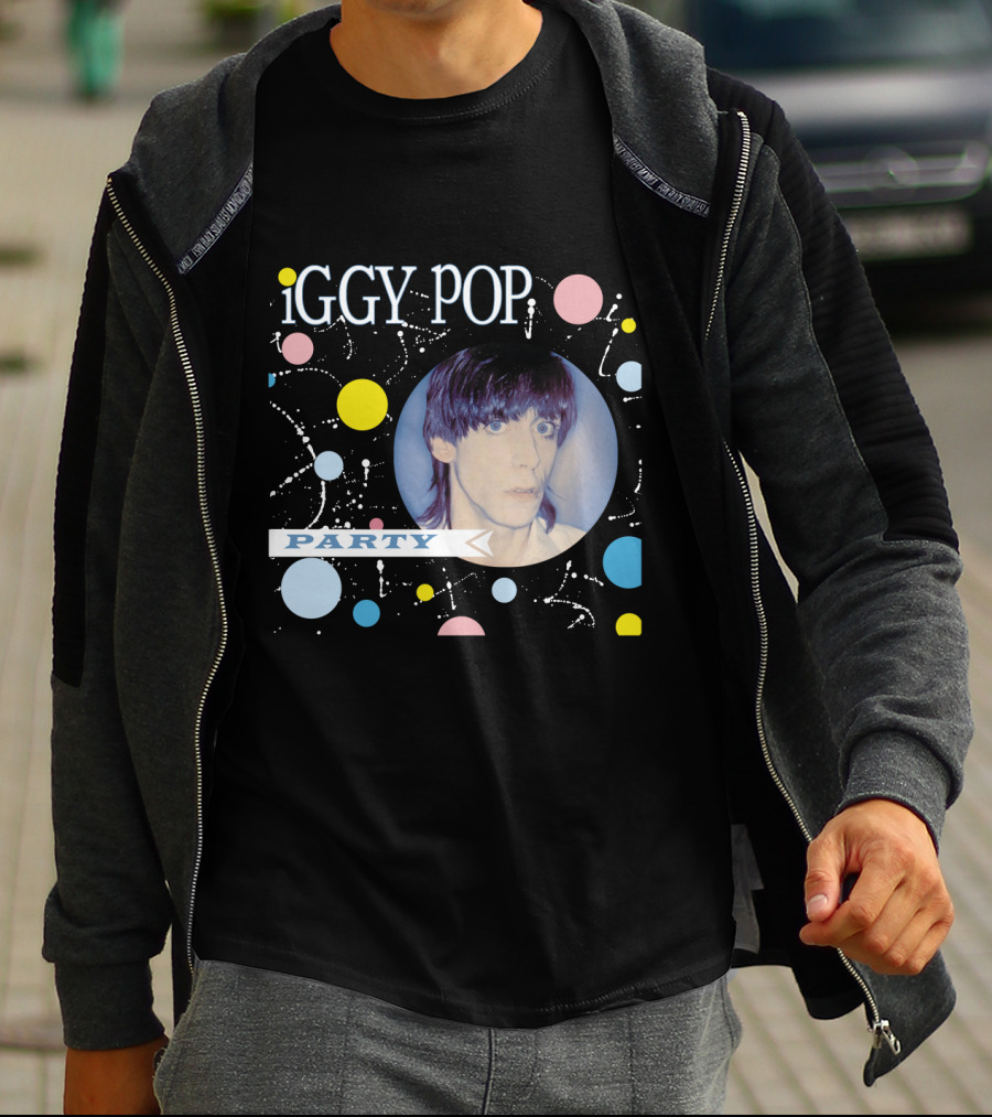 Iggy Pop Party Album 07 Retro T-Shirt
