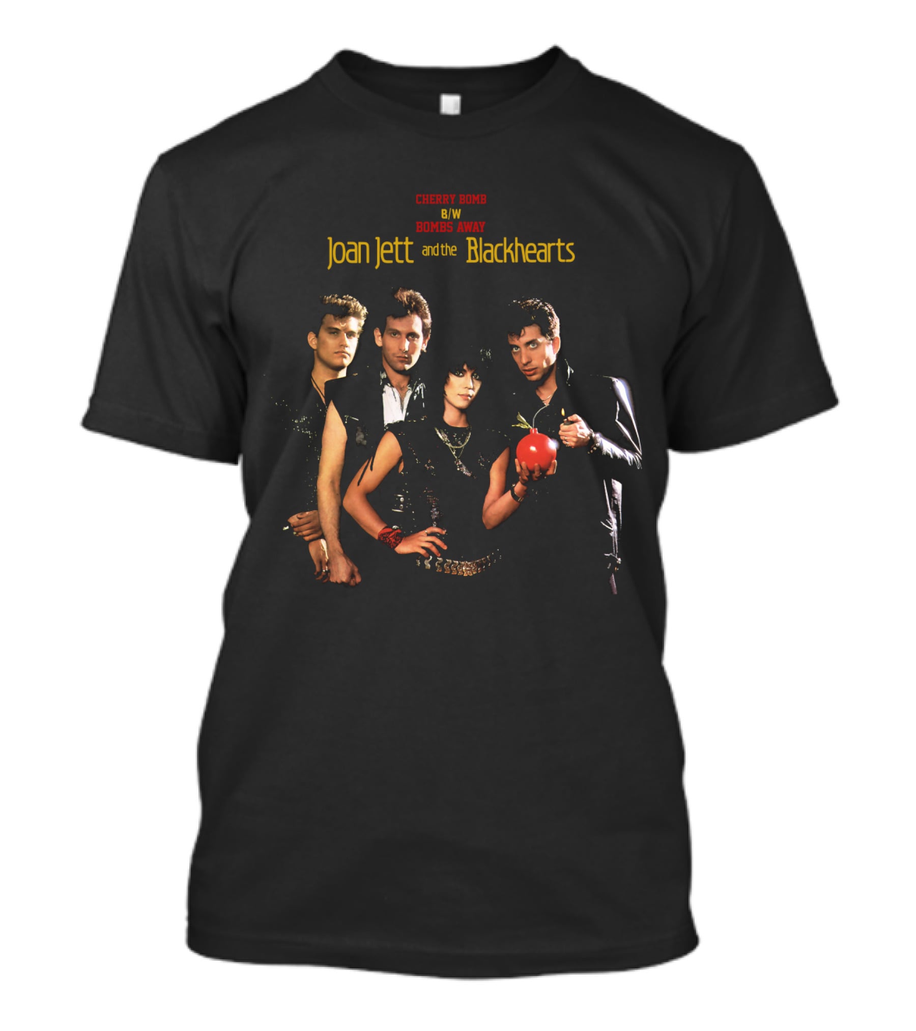 Joan Jett And The Blackhearts Cherry Bomb B/W Bombs Away T-Shirt