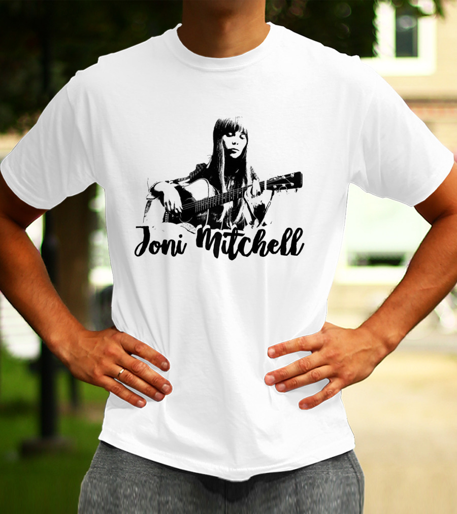 Joni Mitchell Guitar T-Shirt