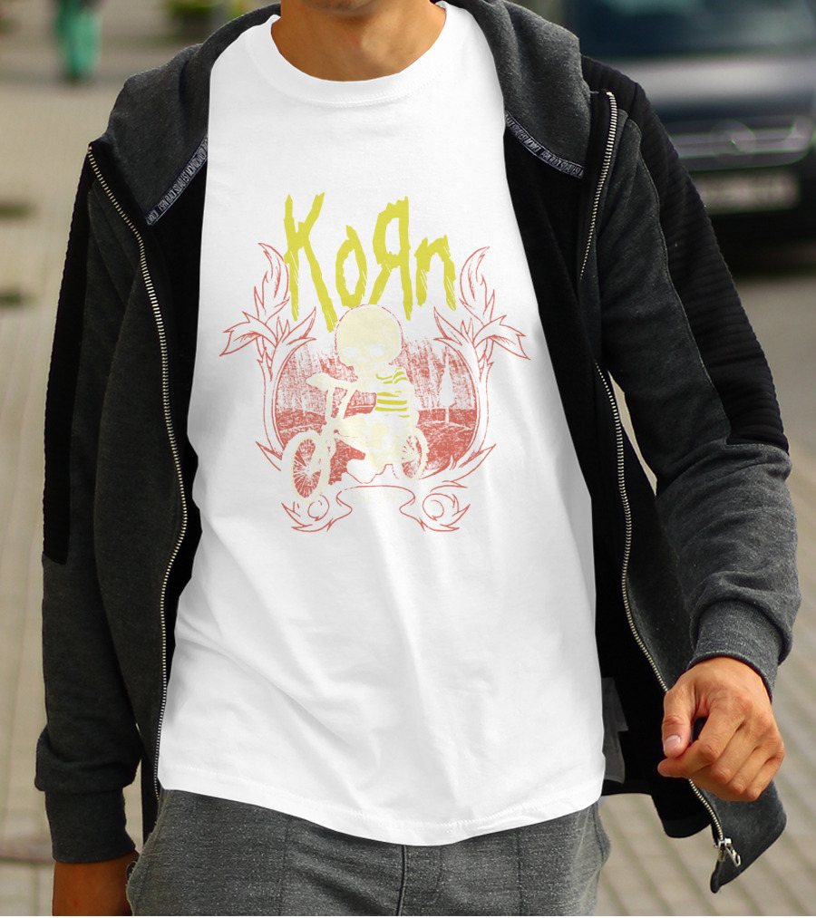 KORN Est 1993 Skull On Bike T-Shirt