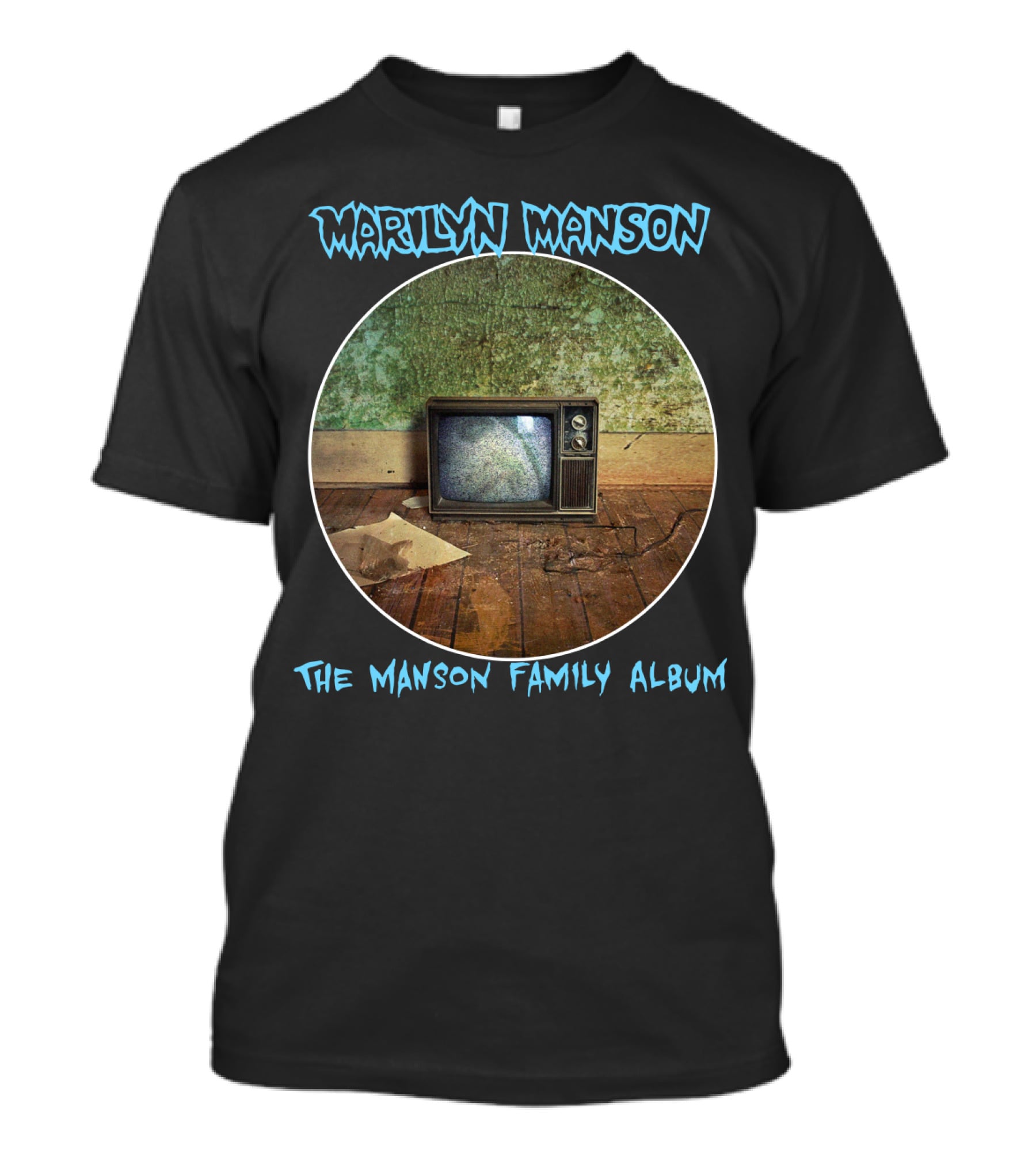Marilyn Manson The Manson Family Album Vintage Television T-Shirt