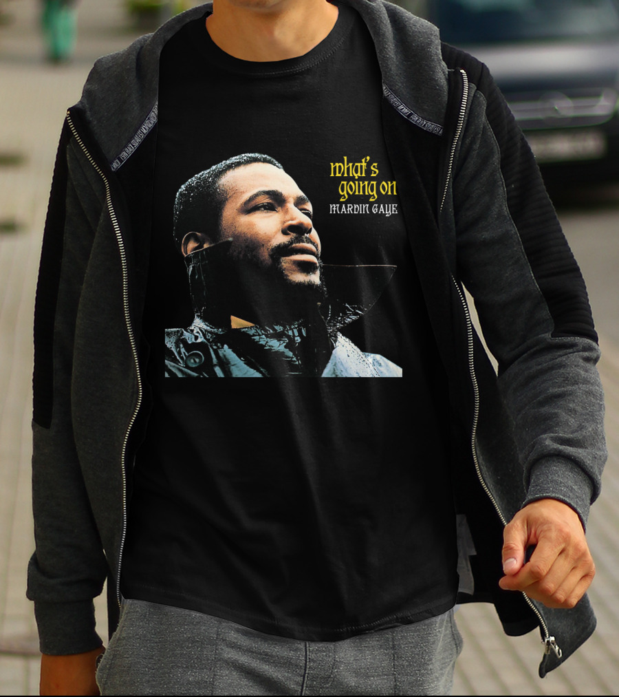 Marvin Gaye What's Going On Mvg 05 Album Cover T-Shirt
