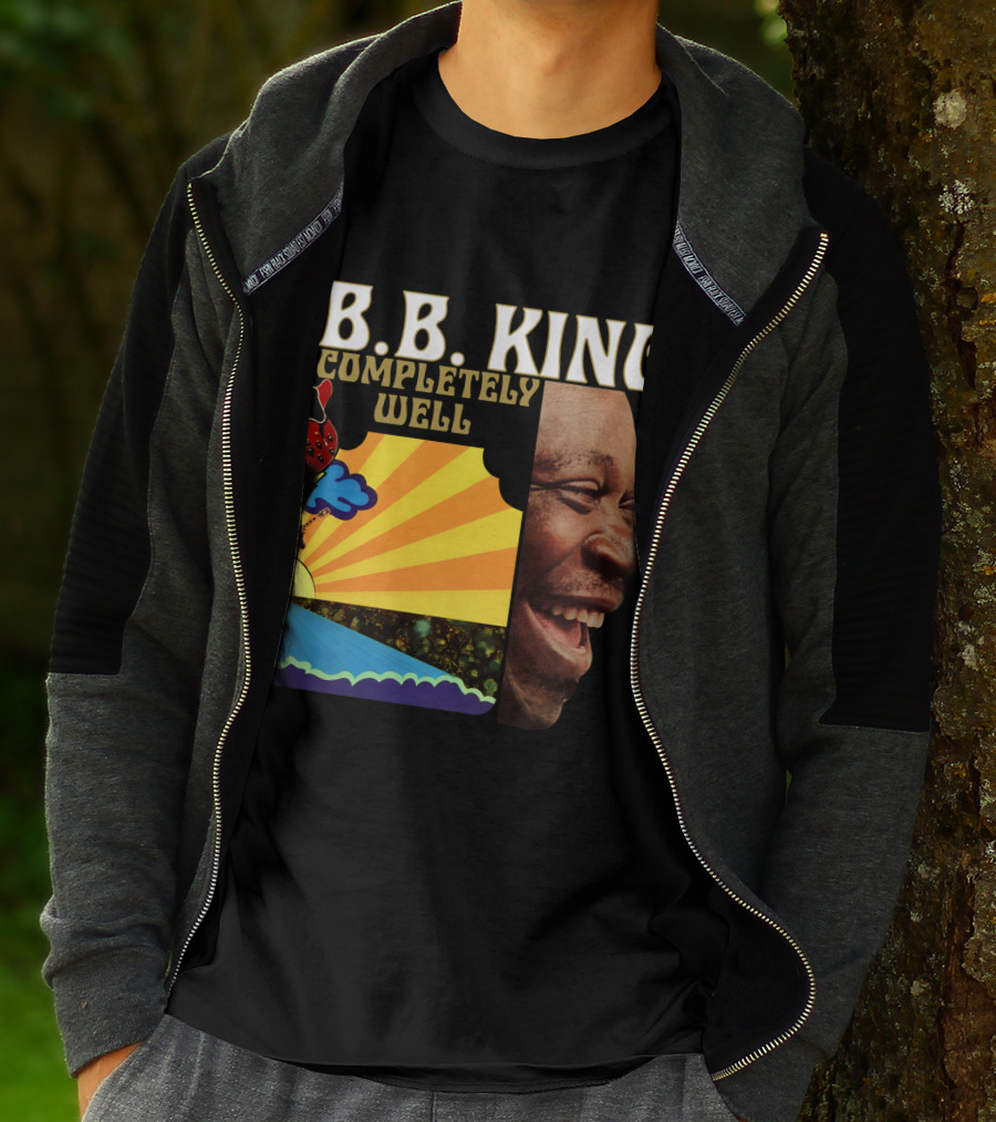 B.B. King Completely Well Vibrant Illustration With Smiling Face T-Shirt