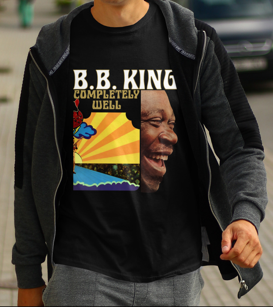 B.B. King Completely Well Vibrant Illustration With Smiling Face T-Shirt