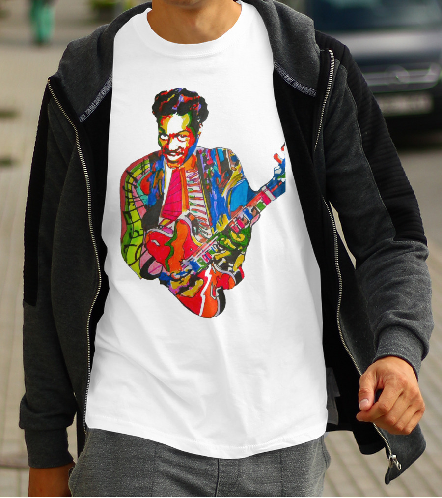 Cbr 03 Psychedelic Guitar Legend Multicolor T-Shirt