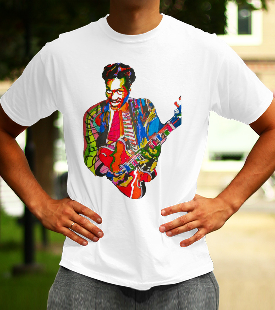 Cbr 03 Psychedelic Guitar Legend Multicolor T-Shirt