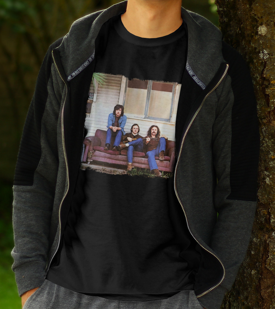 CSN Couch Photo Album Cover Iconic Band T-Shirt