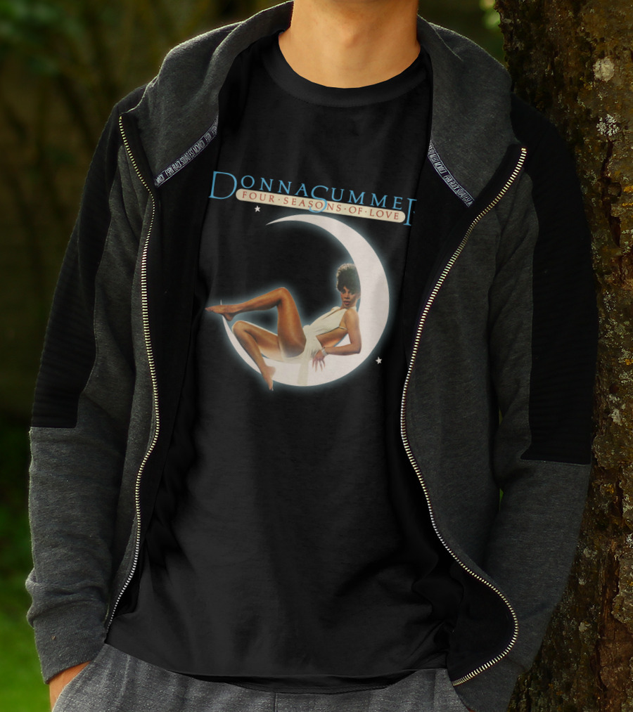 Donna Summer Four Seasons Of Love Crescent Moon T-Shirt