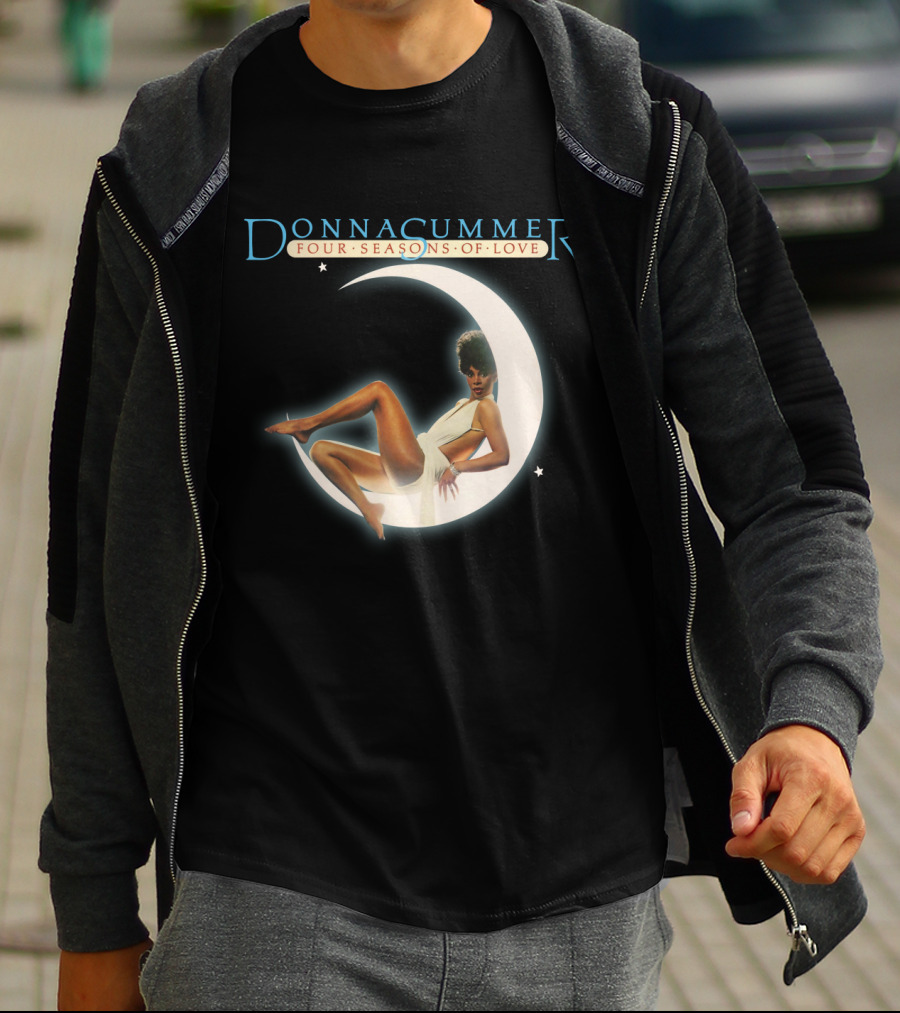 Donna Summer Four Seasons Of Love Crescent Moon T-Shirt