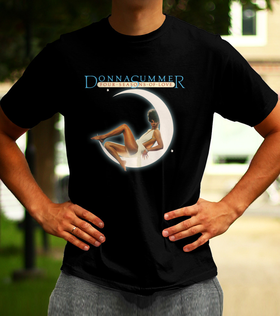 Donna Summer Four Seasons Of Love Crescent Moon T-Shirt