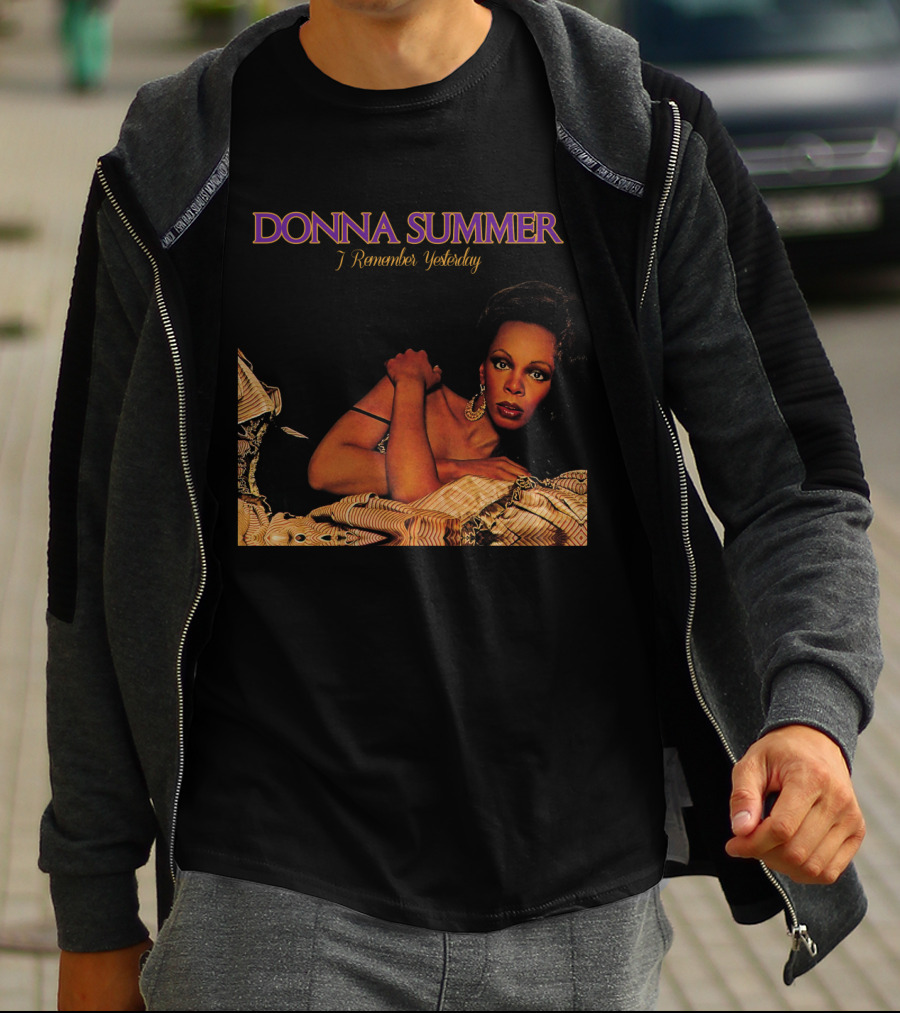 Donna Summer I Remember Yesterday Retro Album Cover T-Shirt