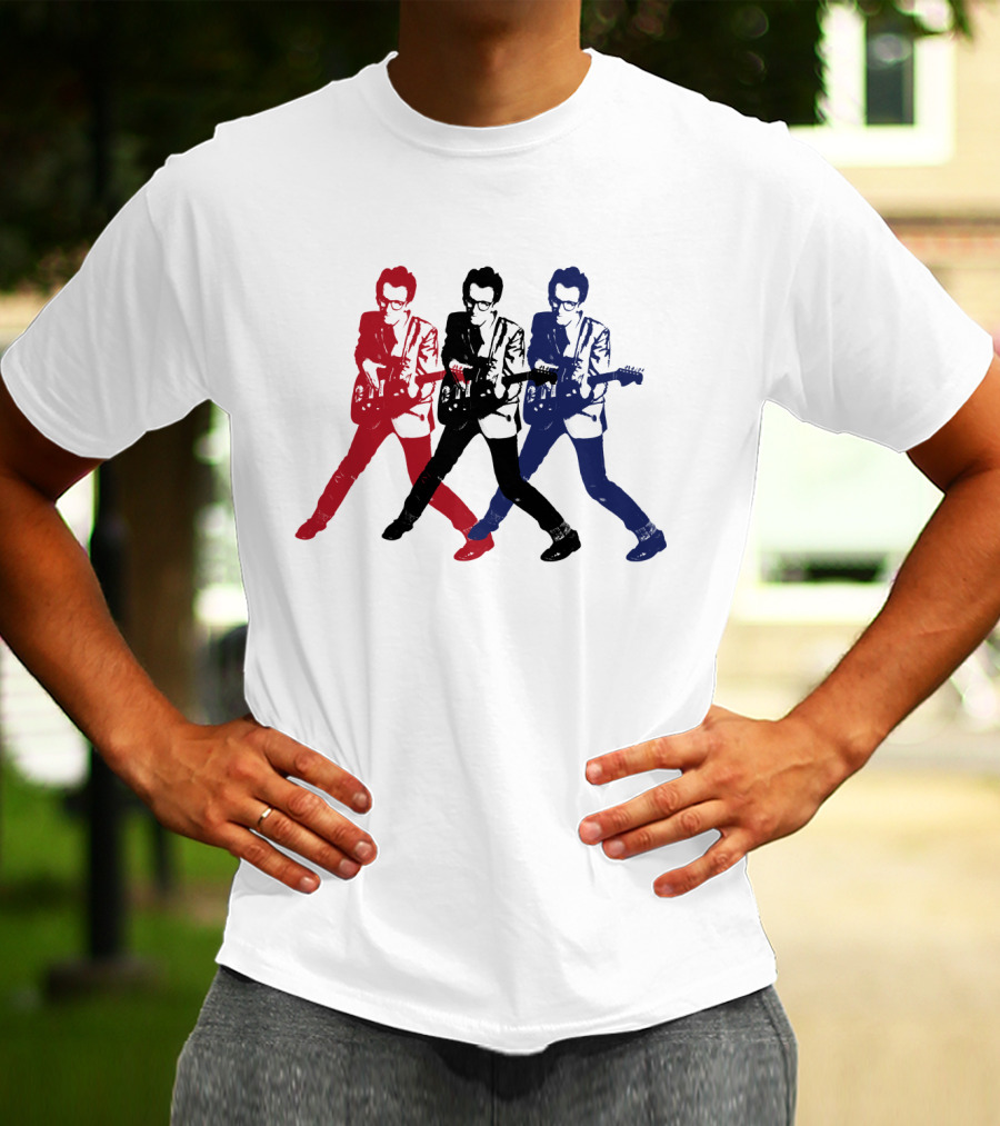 Evctl 19 Red Blue White Rock Trio T-Shirt