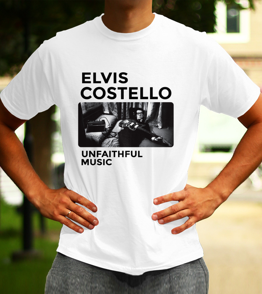 Elvis Costello Unfaithful Music Album Cover Image T-Shirt