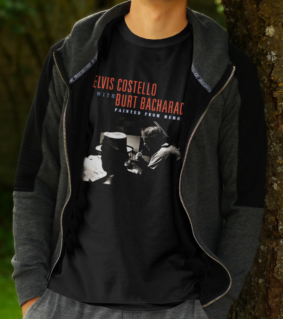 Elvis Costello With Burt Bacharach Painted From Memory T-Shirt