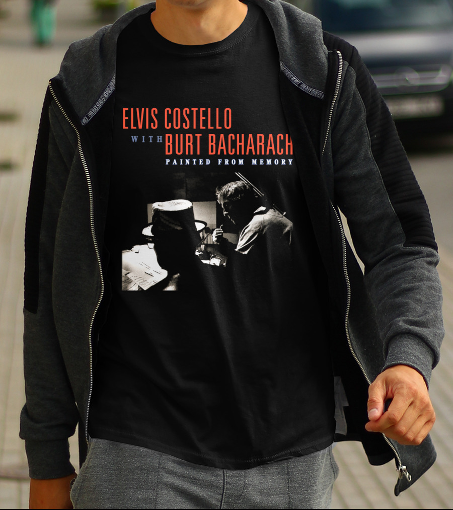 Elvis Costello With Burt Bacharach Painted From Memory T-Shirt