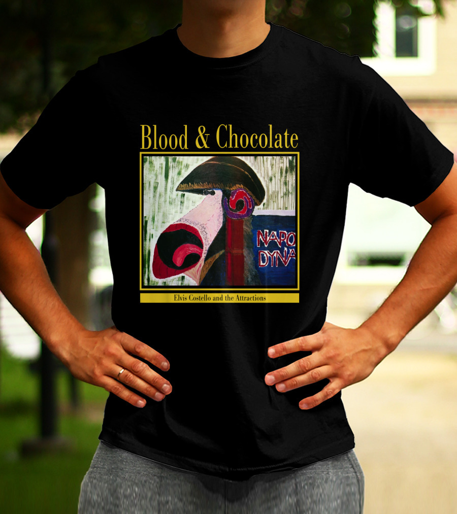 Blood And Chocolate Elvis Costello And The Attractions Napo Dyno T-Shirt