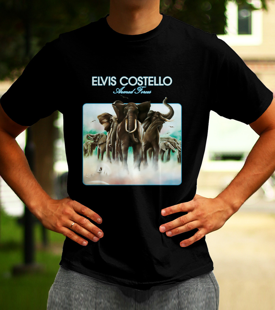 Elvis Costello Armed Forces Elephant T-Shirt