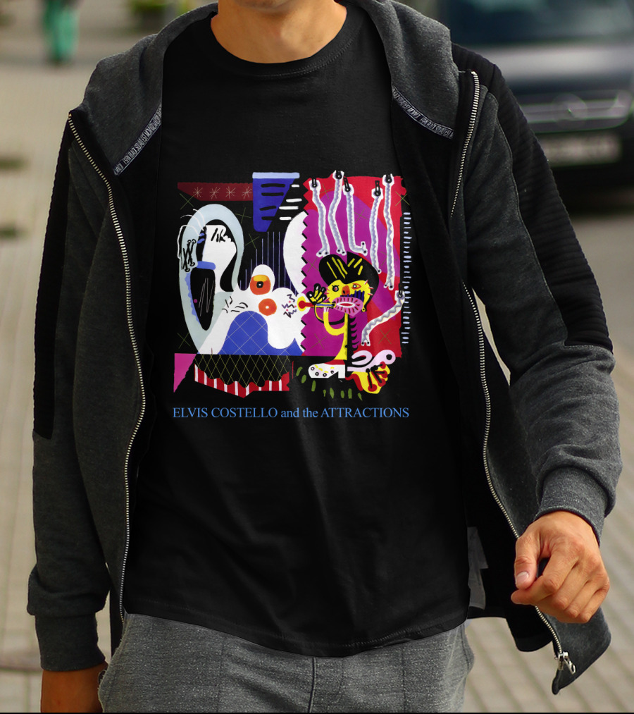 ELVIS COSTELLO And The ATTRACTIONS Imperial Bedroom Album Cover T-Shirt