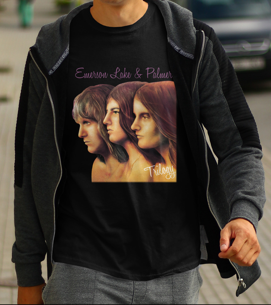 Emerson Lake & Palmer Trilogy Album Cover Art T-Shirt