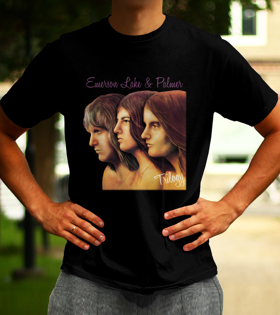 Emerson Lake & Palmer Trilogy Album Cover Art T-Shirt