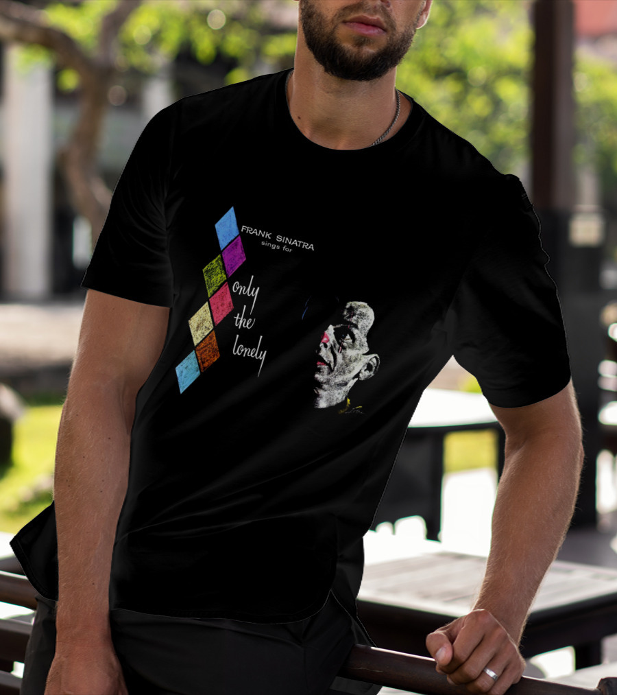 Frank Sinatra Sings For Only The Lonely Diamond Pattern FSNT 02 T-Shirt