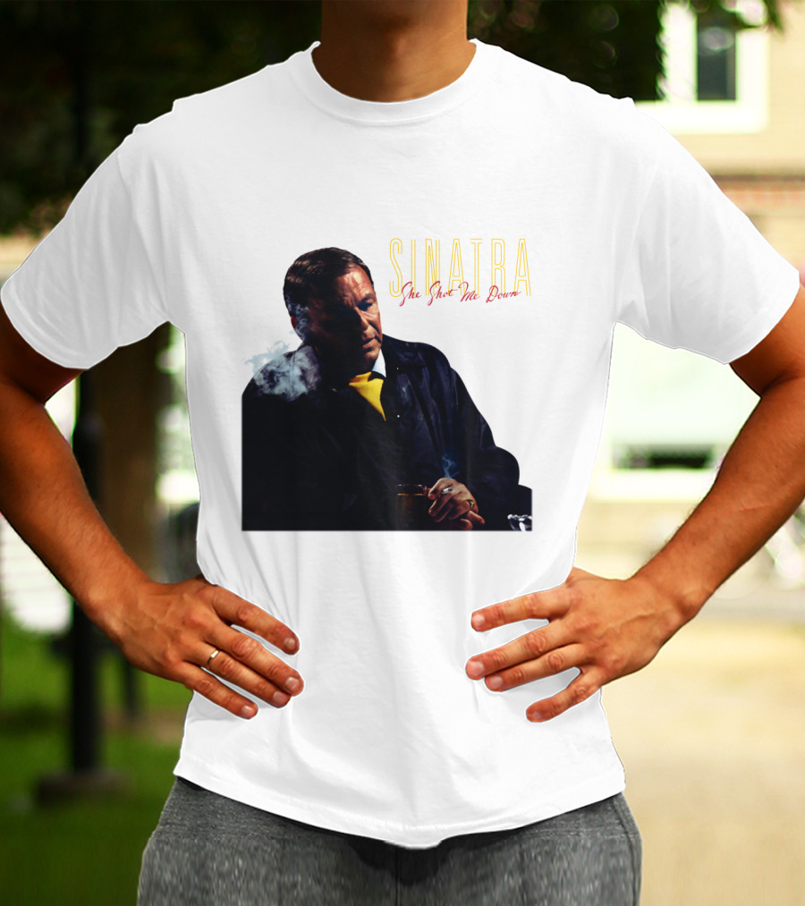 SINATRA She Shot Me Down Smoking Jacket T-Shirt