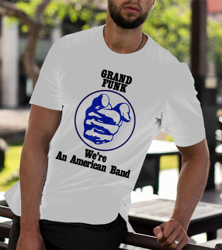 Grand Funk We're An American Band Vintage Fist T-Shirt