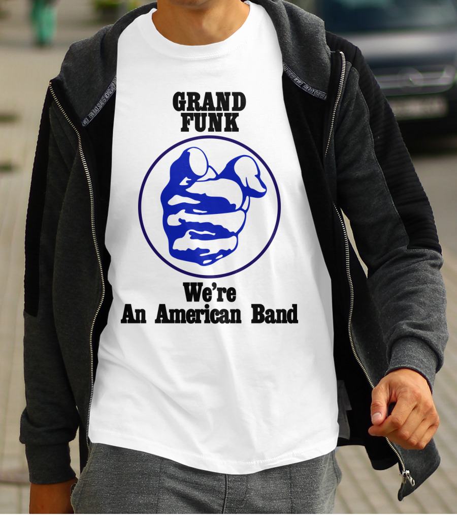 Grand Funk We're An American Band Vintage Fist T-Shirt