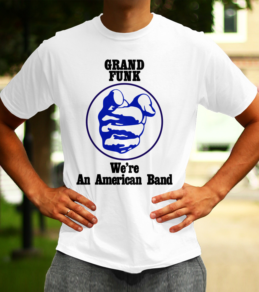 Grand Funk We're An American Band Vintage Fist T-Shirt