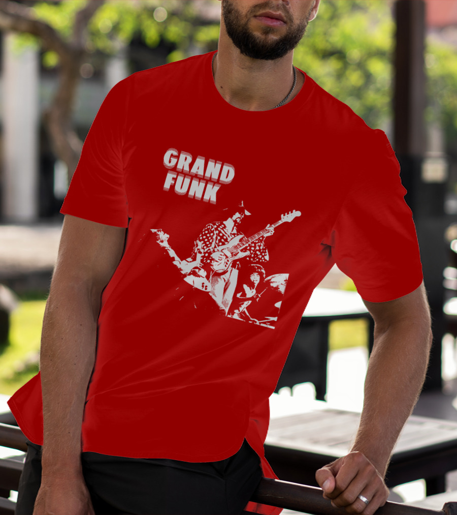 Grand Funk Railroad Band Live Rock Performance GFR 10 T-Shirt