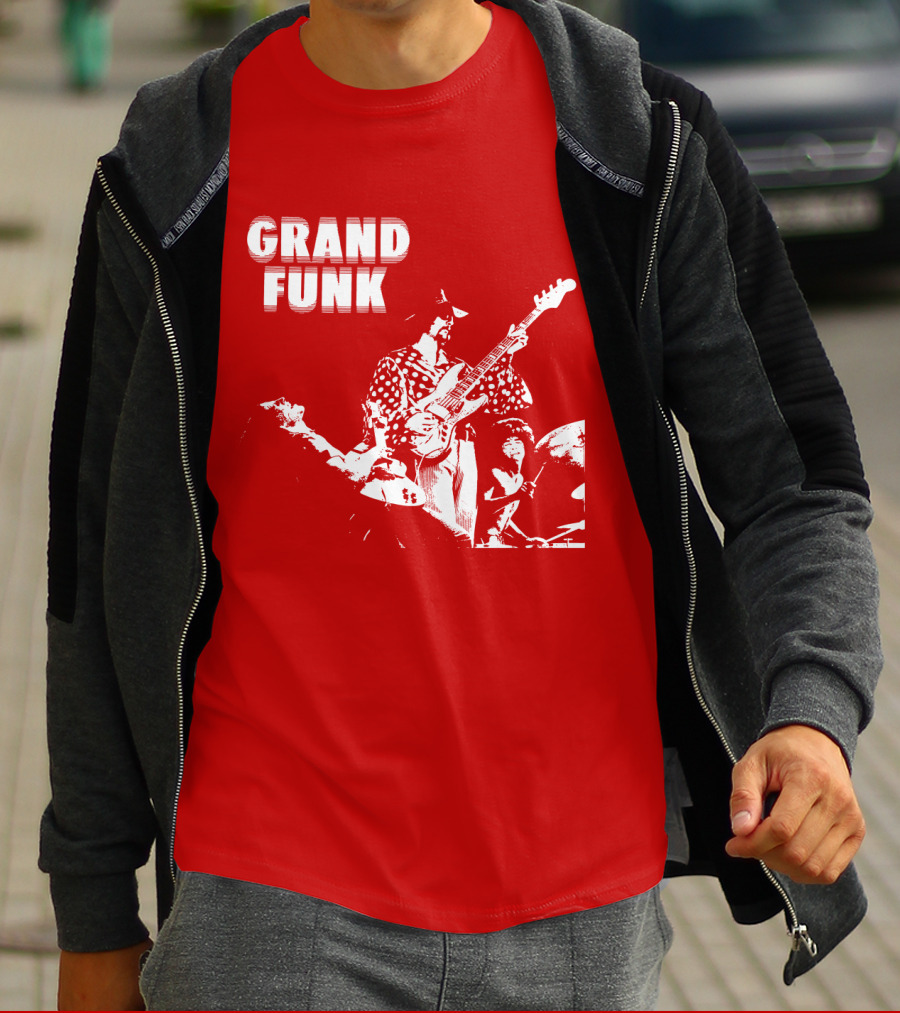 Grand Funk Railroad Band Live Rock Performance GFR 10 T-Shirt