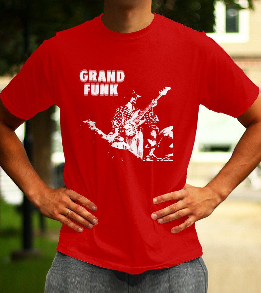 Grand Funk Railroad Band Live Rock Performance GFR 10 T-Shirt