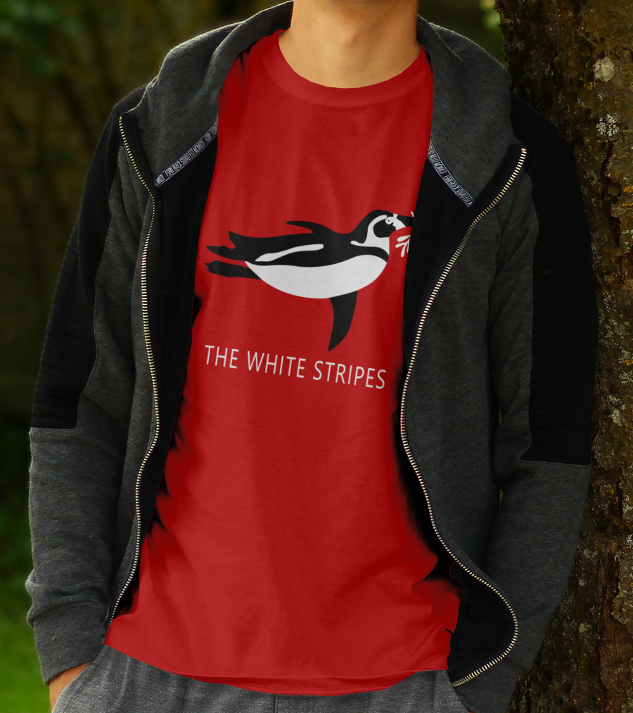 The White Stripes TWS 03 Red Penguin T-Shirt
