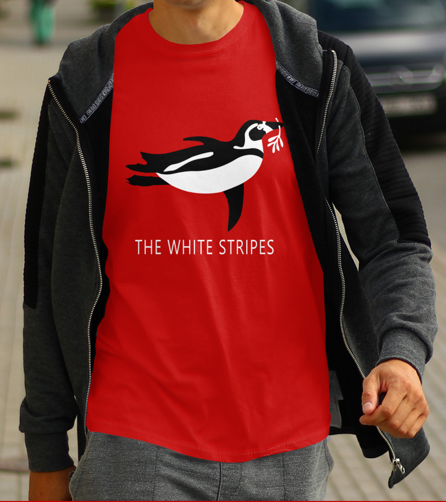 The White Stripes TWS 03 Red Penguin T-Shirt