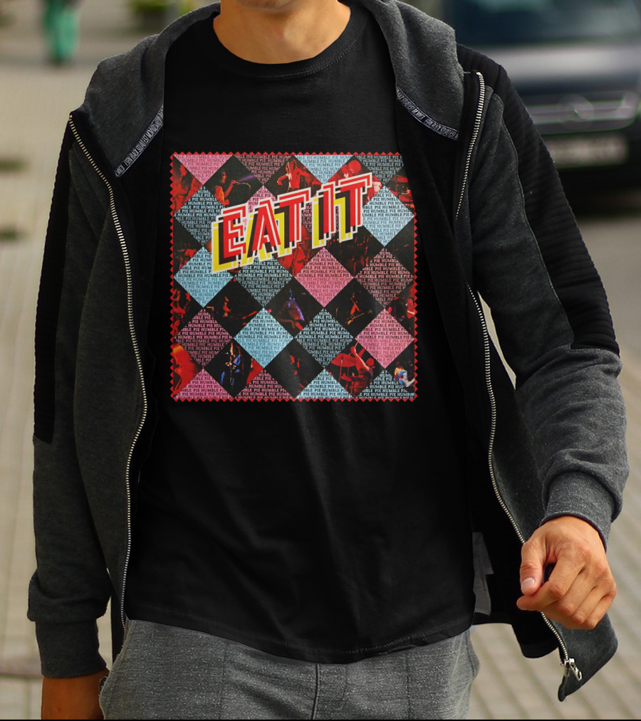 HBP 05 Eat It Vintage Checkerboard Music T-Shirt