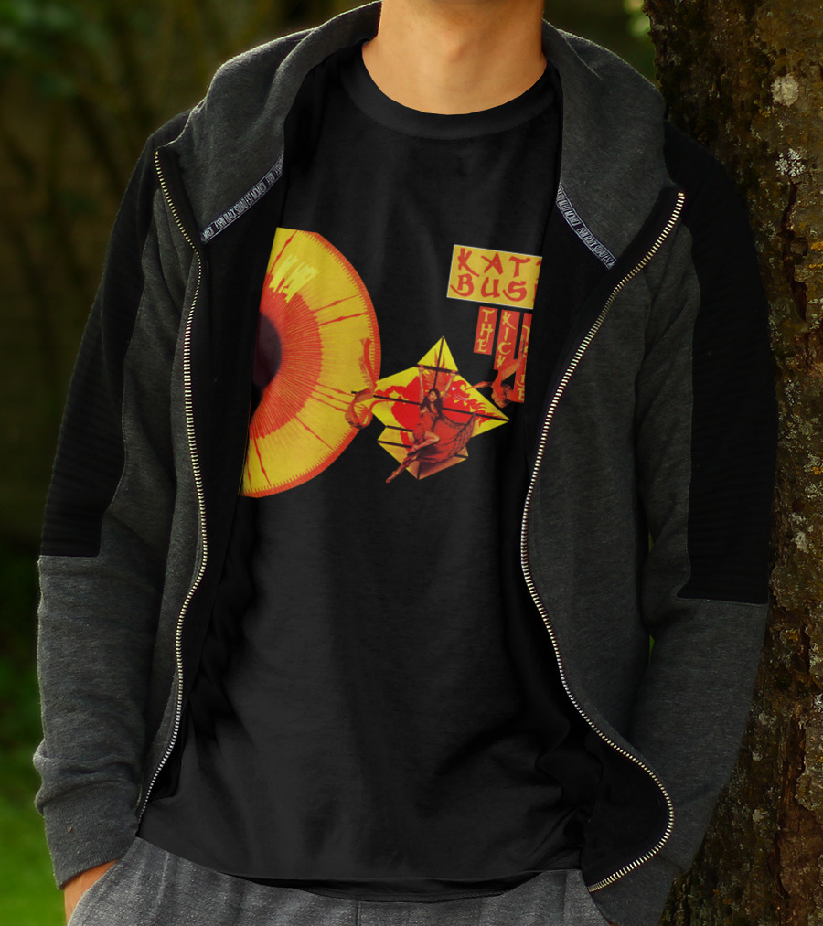 Kate Bush The Kick Inside Eye Sunburst Dance Red And Yellow T-Shirt