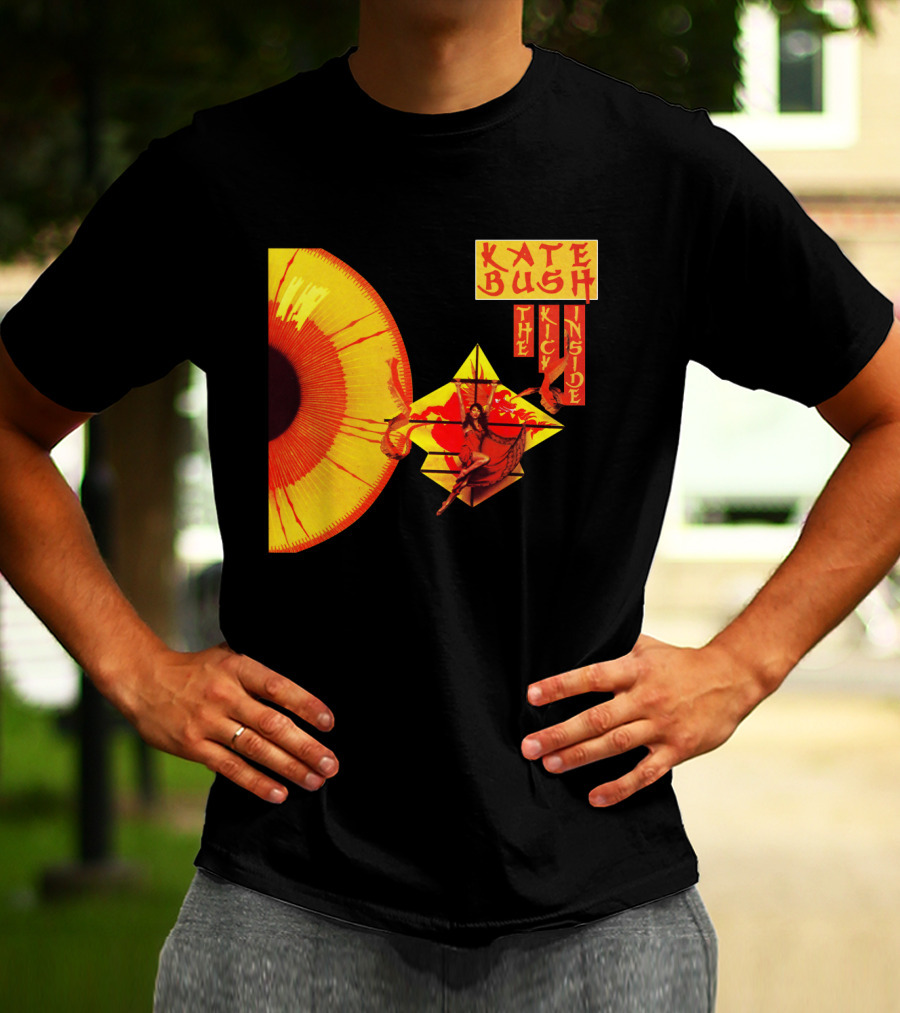 Kate Bush The Kick Inside Eye Sunburst Dance Red And Yellow T-Shirt