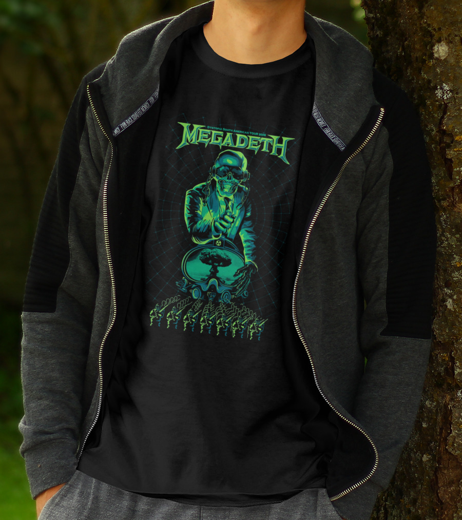 Megadeth Dystopia South American Tour 2016 Explosive T-Shirt