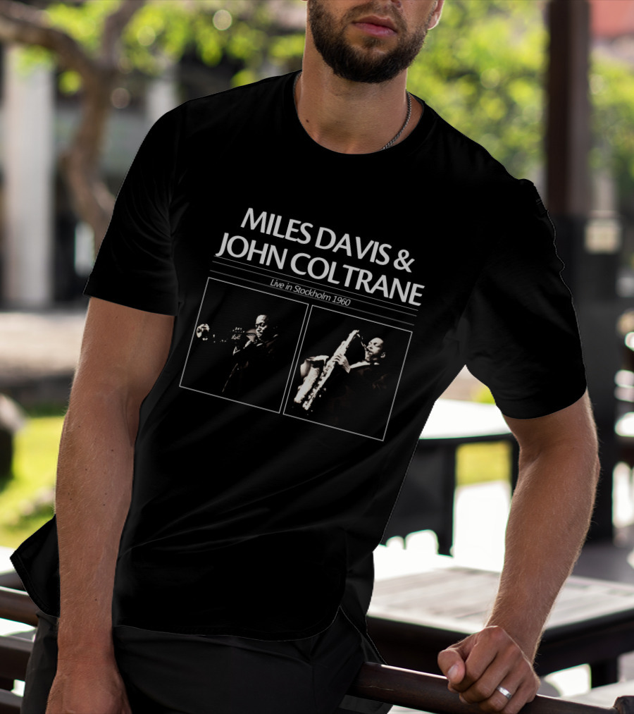 Miles Davis & John Coltrane Live In Stockholm 1960 T-Shirt