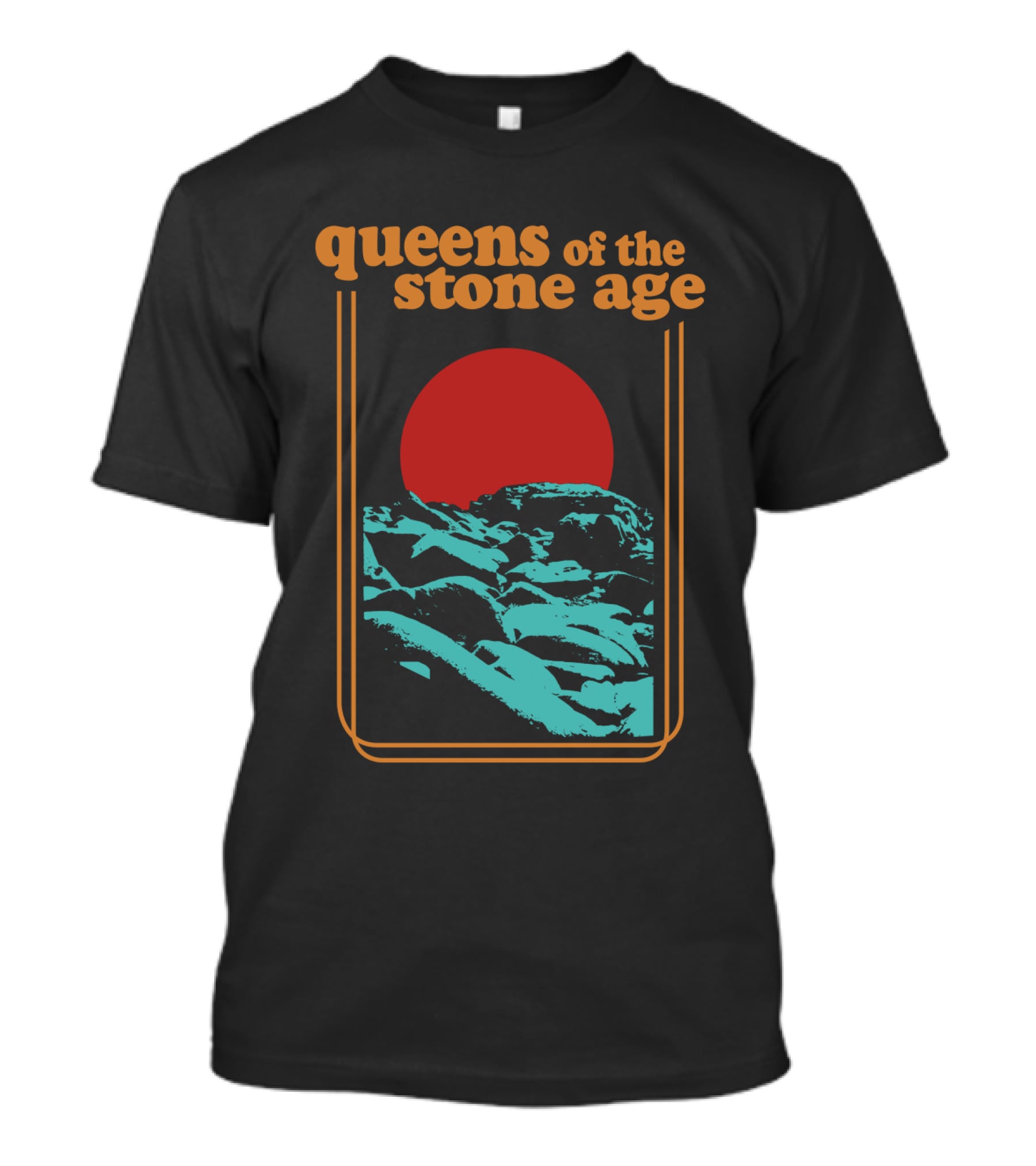 Queens Of The Stone Age Desert Sun Landscape T-Shirt