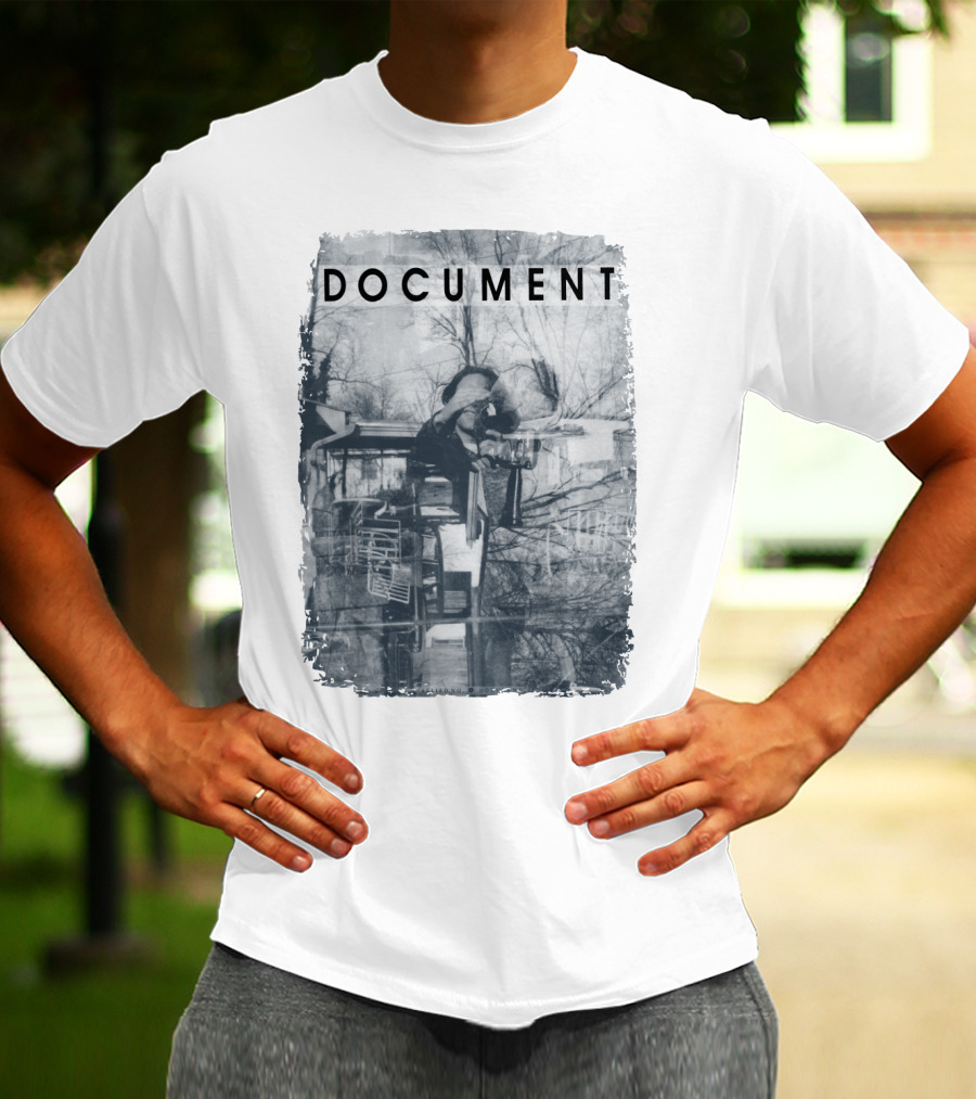 REM Document Reflections Monochrome Photograph T-Shirt