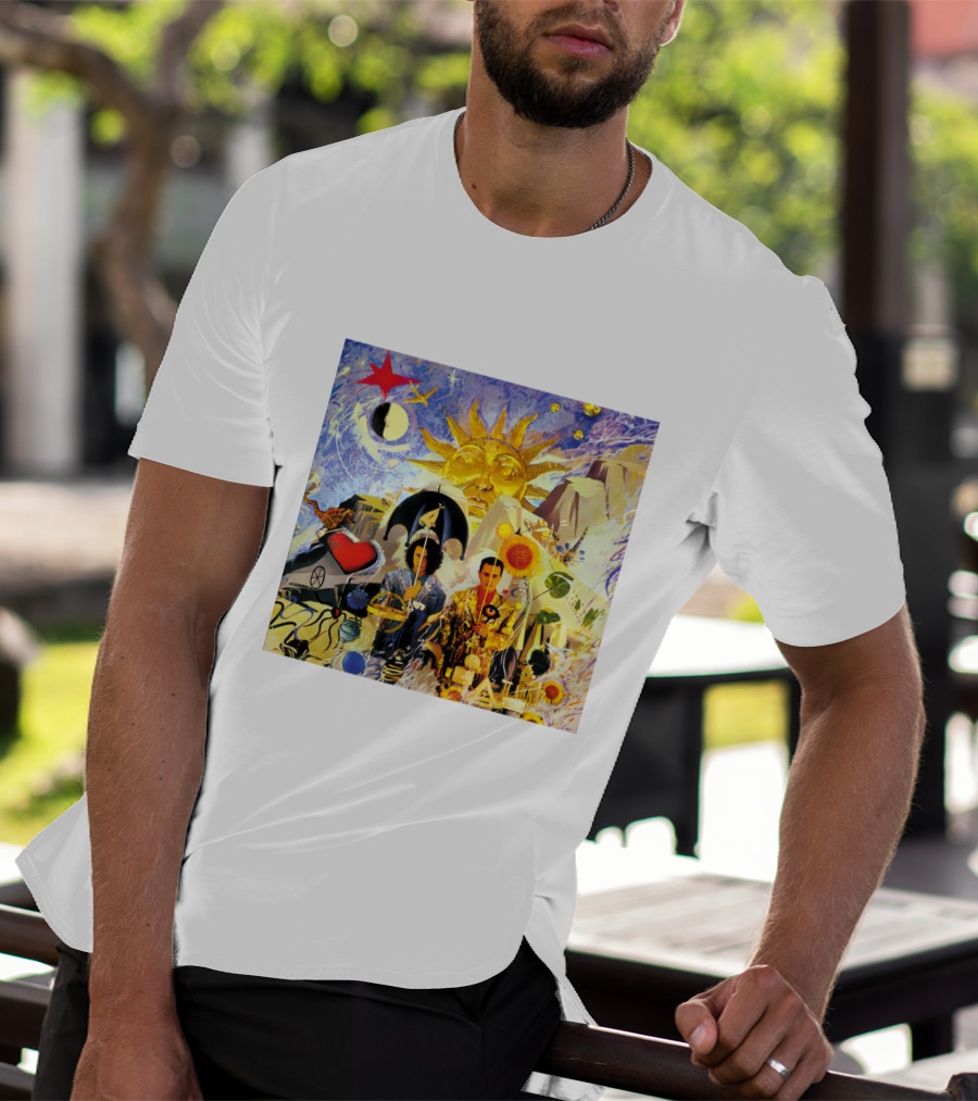 TFF 03 The Seeds Of Love Album Cover Collage Art Psychedelic T-Shirt
