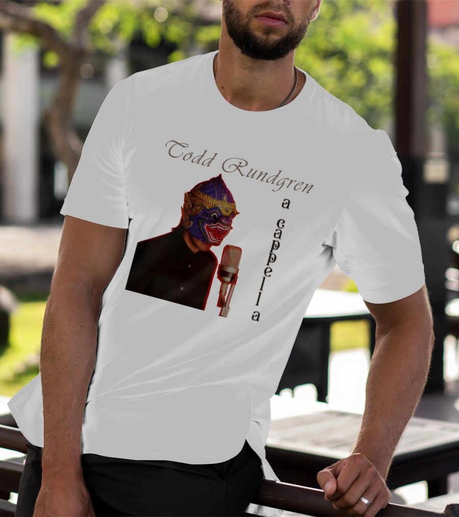 Todd Rundgren A Cappella Mask With Microphone T-Shirt